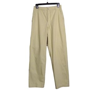 Aritzia Sunday Best green gingham Jaden pant 4